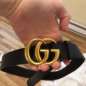 Small Dark Brown Gucci Belt
